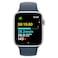 Apple Watch SE GPS 44mm Silver Aluminium Storm Blue Sport Band Small/Medium
