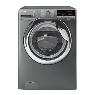 غسالة ملابس هوفر DXOA38AC3R-ELA فول أوتوماتيك - 8 كجم  - سيلفر