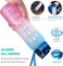 ULTIMAX Large Water Bottle 1L Tritan Plastic Water Bottle With Time Markers Leak-Proof, BPA Free, Motivational Reusable for Fitness Gym Outdoor Sports-Assorted Color