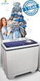 GRATUS 18 Kg Washing Machine Twin Tub Semi Automatic White Model - GSW18KCDX 1 Year Full Warranty.