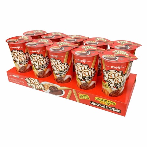 Meiji Yan Yan Cream Chocolate Stick 50g x Pack of 10