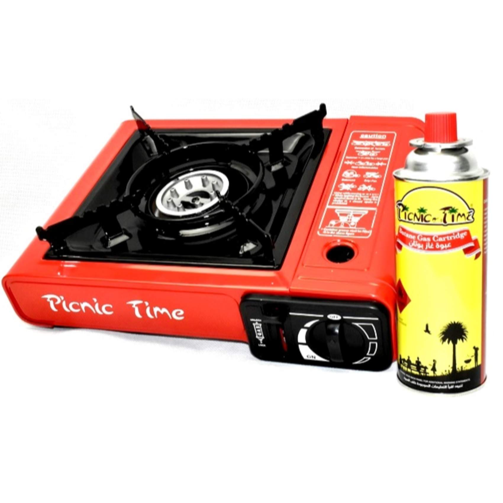 Picnic Time 2 Way Function Camping Stove Red