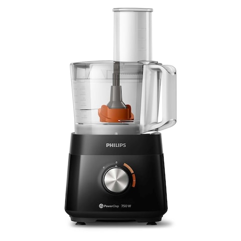 Philips Powerchop Daily Collection Compact Food Processor 750W HR7302 Black