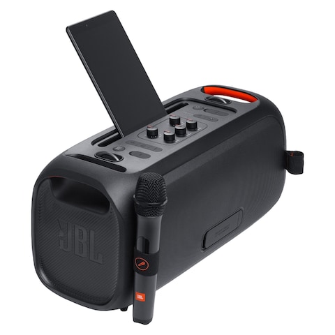 JBL Partybox On The Go Essential Portable Bluetooth Speaker Black