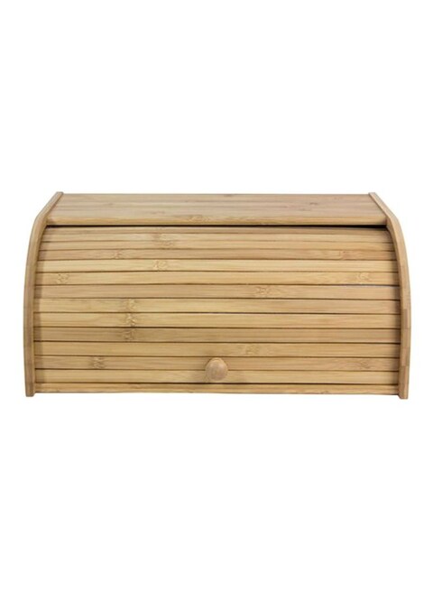 Alberto Bamboo Bread Box Beige 41X18X27Cm