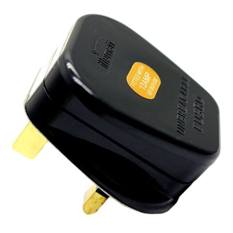 Ilm 13Amp Top Plug Black 145B