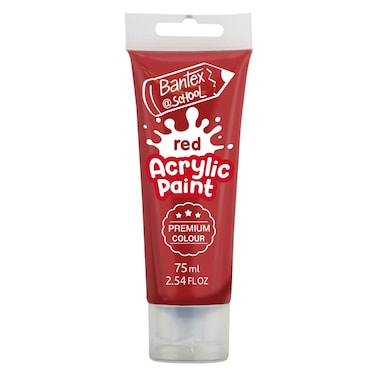 BANTEX ACRYLIC PAINT 75ML RED