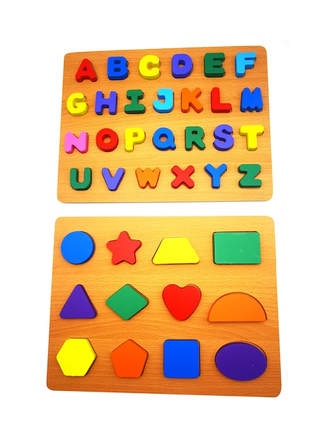 Cretive Kids Learning Alphabet And Shape Learing Puzzle Toys