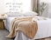 Comfy King Size Sheep Fur Blanket-Beige