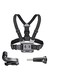 Generic - Adjustable Chest Body Strap Mount Harness Belt for Gopro Hero 2/3/3Plus/4/5/6 Black