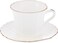 Royalford Shell Shape Cup &amp; Saucer 12Pcs (Opalware)