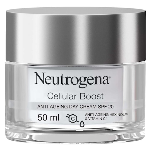 Neutrogena Face Cream - Cellular Boost - Anti Ageing Day Cream - SPF 20 - 50 Ml
