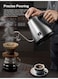 Yabano 1 Liter Gooseneck Stainless Steel Electric LED Screen Temperature Control Coffee Kettle