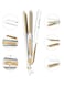 Sonashi 2 In 1 Hair Straightener And Crimper SHS-2082 White/Gold 33cm