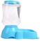 Generic Pet Food Feeder,Pet Automatic Feeder,Dog Food Dispenser,4L Cat Dog Food Dispenser For Cat And Small Or Medium Dog(Blue)