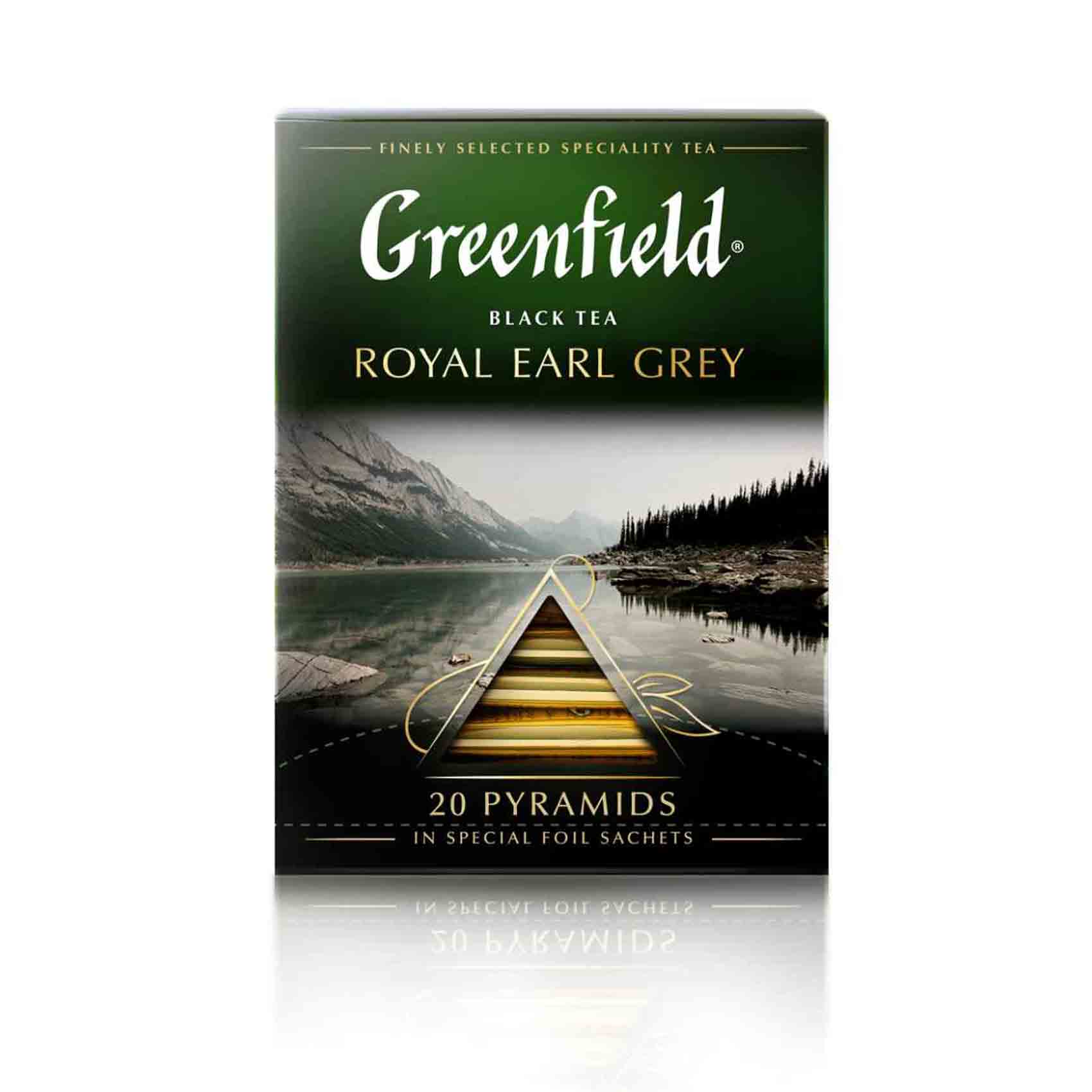 Greenfield Black Tea Royal Earl Grey Fantasy Tea Bags 20g Pack of 25