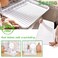 Dish Drying Stand Bowl Storage Rack Plate Organizer Utensil Holder for Kitchen Countertop Large Capacity Antibacterial Stylish White