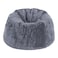 In House Kempes Fur Bean Bag Chair - Medium - Grey