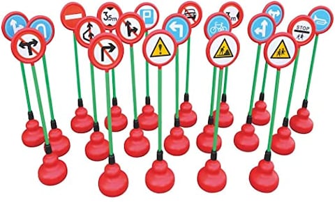 Rainbow Toys - Kindergarten Traffic Sign Signal Indoor Early Childhood Education Toy (B)