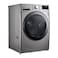 LG 17 Kg /10 Kg Washer Dryer, Front Load, Silver, F0L2CRV2T2C, Direct Drive Motor 1400 RPM, 14 Programmers
