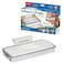 Attach A Trash Hanging Trash Bag Holder White/Grey 24.3x3x10.2centimeter