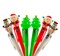 6-Piece Christmas Ballpoint Light Up Multicolour Pens