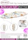 Table Top Mesh Ironing Board - Multicolour   Ironing Board   Ironing Table with Iron Holder   Foldable &amp; Adjustable 77x31x12cm