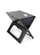 Portable BBQ Charcoal Grill Black 45x35x30cm