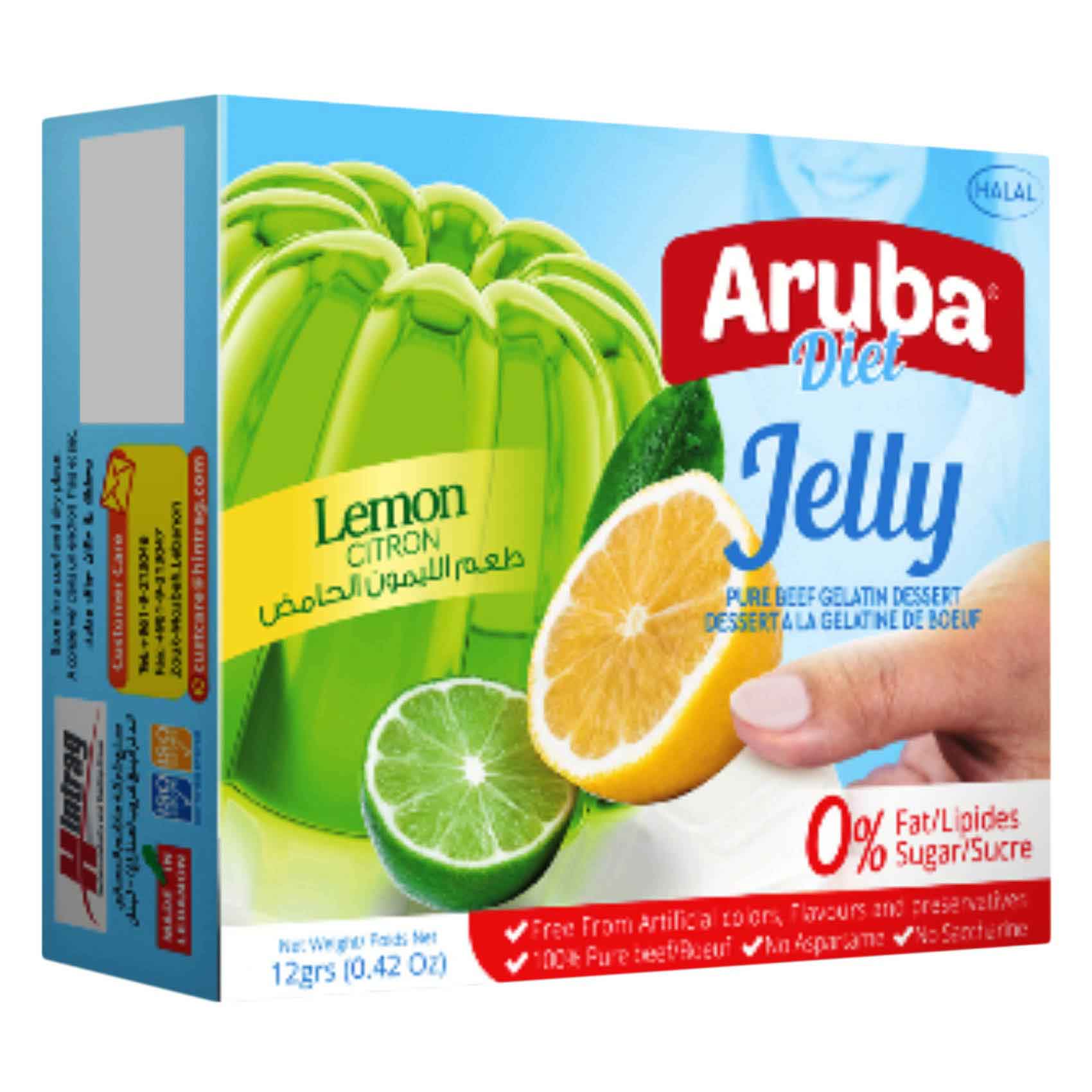 Labanan Lemon Buy Aruba Diet Lemon Jelly 12GR Online | Carrefour Lebanon