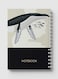 Lowha Spiral Notebook With 60 Sheets And Hard Paper Covers With Whale &amp; Fishes Design, For Jotting Notes And Reminders, For Work, University, School