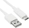 Generic USB Type C Cable, High Speed [Usb C To USB A Standard] 3.0 Rapid Data, Charging Power Cable, White