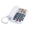 Alcatel TMAX10 Big Bottom Corded Landline Phone White