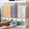 6 Grid Wall-mounted Grains Food Dispenser