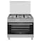 Super General Gas Cooker SGC9601 Black/Silver 90x60cm