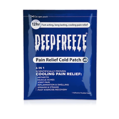 Mentholatum Deep Freeze Cold Patch For Cold Therapy For Pain Relief