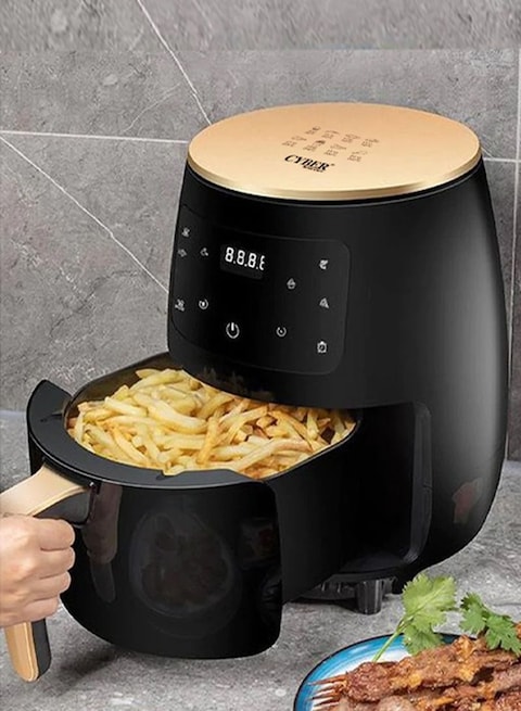 Cyber Silver Crest Multifunctional Digital Touch Air Fryer Online Carrefour UAE