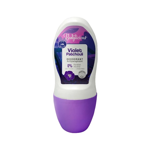 Bodylicious Violet Patchouli Roll-On Deodorant - 50 ml