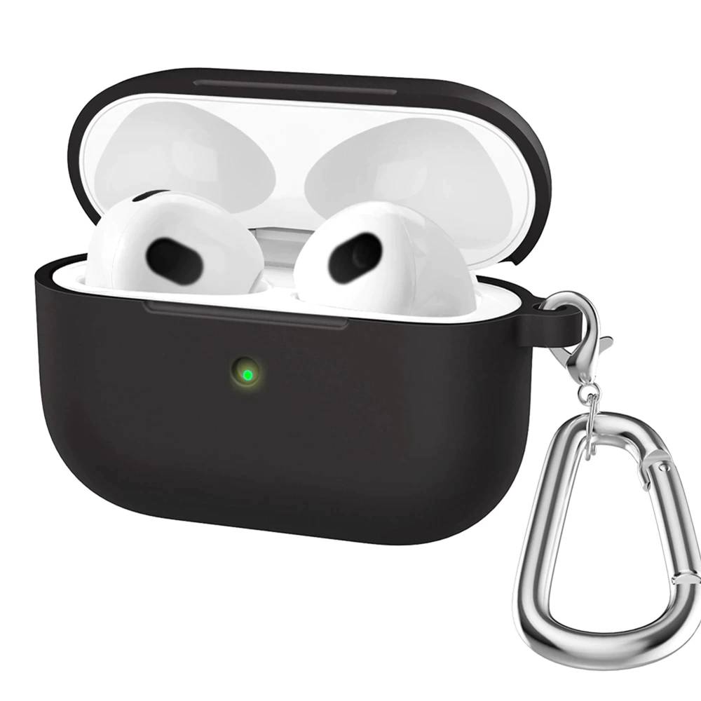 Protective Silicone Case Cover For Apple Airpod 3 Black