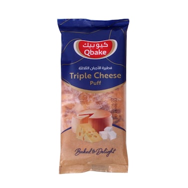 Qbake تريبل تشيز بف 105 جم