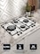 MILLEN 65 cm Built In White Glass Gas Hob with SABAF Burners - 3 Years Warranty, MGHG 6502 WH