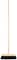 Moonlight Hard Bristles PVC Broom - 30 cm, Black