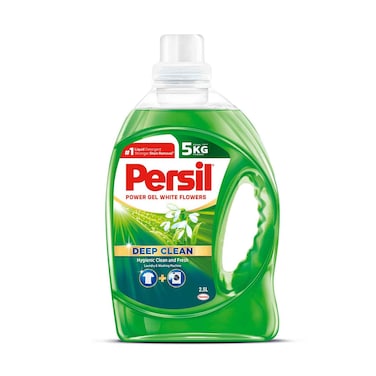 Persil White Flower Gel Laundry Detergent Liquid With Deep Clean Plus Technology 2.5l