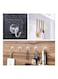 Generic 10-Piece Heavy Duty Self-Adhesive Hooks Clear/Silver 6X6cm