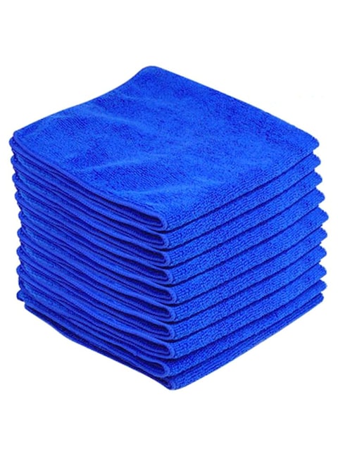 اشتري Generic - 10-Piece Car Cleaning Microfiber Towel Set في الامارات