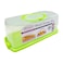 Feelings Bread Storage Box Green/Clear 36x16x13cm