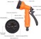 50FT/15M 3 Times Expandable Garden Hose Leak-proof Expandable Hose High Pressure Watering Pipe Magic Flexible Water Hose with 7 Function Nozzle for Car Washing Garden Watering Orange