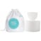 Aiwanto 40Sheets 1 Rool  Disposable Face Towel Paper Towel Tissue Cleaning Towels Baby Travel Towels Roll With Carry Bag