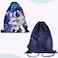Eazy Kids - Back to School - 18" Set of 4 School Bag Lunch Bag Activity Bag &amp; Pencil Case Astronaut - Blue