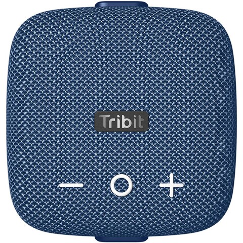 Tribit StormBox Micro 2 Portable Bluetooth Speaker: 90dB Loud Sound Deep Bass IP67 Waterproof Built-in Strap BT 5.3 Small Speaker, 12H Playtime for Outdoor/Camping/Biking, 120ft Bluetooth Range(Blue)