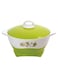 Royalford 3-Piece Insulated Hot Pot White/Green